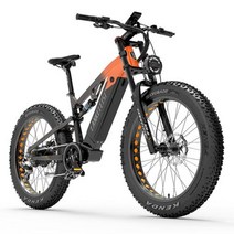 실내자전거 스피닝자전거 홈 피트니스 2023 최신 EU 영국 재고 Bafang 모터 26, Black Orange+bafang 750W 20AH