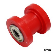 8/10mm 드라이브 체인 롤러 풀리 휠 슬라이더 텐셔너 가이드 Enduro 바이크 오토바이 모토 크로스 핏 먼지 자전거 ATV CRF CR XR, [05] yellow 8mm