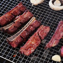 잘먹잘산 캠핑 맛좋은 LA 우대 꽃갈비 육즙 가득 초이스 등급 칼집 넣은 우대갈비, 1KG