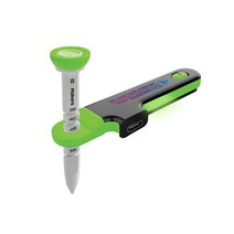 아이디메이커스 네온테트라 충전식 LED 에이밍 높이조절 골프티꽂이, 그린