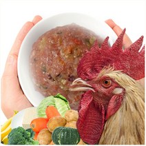 펫바프 펫푸드 강아지생식 바프식 닭 80% 야채퓨레 7종 20% 혼합제품 1kg*10 수제 자연식 닭분쇄육 화식