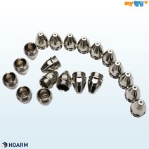 호암 플라즈마팁 P-80 프라즈마노즐 토치부품 10개입, (1)1.3mm, 10개