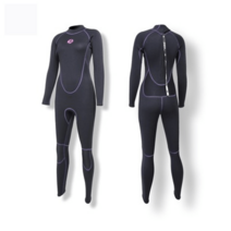 서핑슈트 바다수영 프리다이빙슈트 잠수복 프리다이빙 해루질, 3MM 여성 블랙