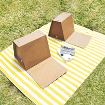 휴대 용 종이 등받이의자 페이퍼팝 간이의자 한강의자 그라운드체어 용품, 쿠팡 채셔(1개)