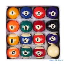 당구공 3구당 4구 미니 당구 공 세트 16Pcs 25/32/38mm 어린이 풀 테이블 폴리 에스터 수지 작은 큐, 02 25mm