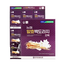 충북인삼농협 발효 백도라지진액 70mlX30포, 90개, 70ml