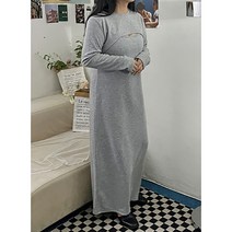 입술라인 볼레로 티 + 나시 롱원피스 세트 GOA1331