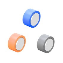 자국안남는 테이프 18mm 잘떨어지는 컬러 멀티 테이프312pro, 쿠팡 은색