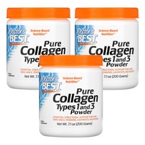 (아이허브) 3개X Doctors BEST 퓨어 콜라겐 13타입 파우더 6600mg 200g 빠른직구