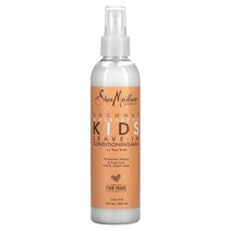 SheaMoisture 시어 모이스처 시어버터가 함유된 리브인 컨디셔닝 밀크 굵은 곱슬머리 코코넛 히비스커스 237ml 8fl oz