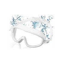 도수수경 도수있는수경 도수물안경 고글 anti-fog anti-uv wide, 하얀