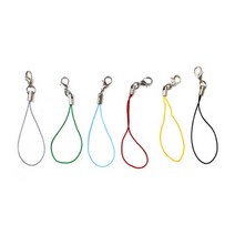 K 핸드폰줄 랍스타고리 핸드폰고리DIY 칼라 10입, 검정