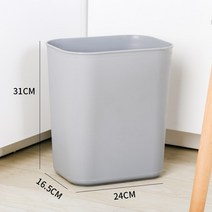 쓰레기 업소용음식물쓰레기통 대형 공원 아파트 식당용 잔반통 빌라 쓰레기통 업소용 50리터, 그레이 네모 통