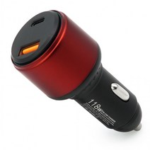 1+1 자동차 차량용 고속 충전기 시거잭 QC3.0+ D 118C46, 상세페이지 참조