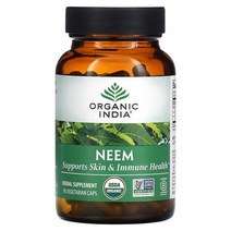 오가닉 인디아 Neem 베지 캡슐 90정 1병, 기본