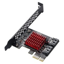 PCI-E 1X GEN3 to SATA3.0 속도 확장 카드 2 포트 6GBPS 전송 확장 IPFS 하드 디스크 JMS582 칩