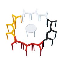 mongda 피자세이버 피자삼발이 고정핀 2000개, 빨간색 삼각형 200개