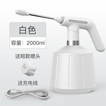 전동 분무기 스프레이건 자동 소독 원예 농업용 전기 화분 농약치는기계 kneipu 전기 물뿌리개 소독 및 청소 작은 2, 하얀