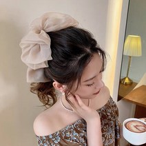 빅사이즈 쉬폰 아크릴 바나나핀 4colors