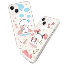 [바보사랑] B옴팡이 큐링 투명젤리 아이폰 케이스, 기종:아이폰XR / 디자인:해피팡팡, 상세 설명 참조