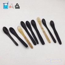 작은 약 숟가락 시약 스푼 단일 및 양방향 실험실 분말 화학 호른 계량 리얼