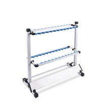 낚시대진열대 24칸 알루미늄 낚시대 거치대 정리 보관 스탠드, 단품