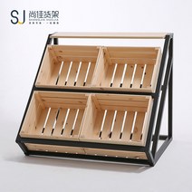 자영업자 무인 과일과게 창업 채소가게 앵글제작 정리대 선반 파렛트랙 랙, 1. 우드