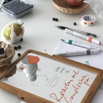[소품집 스토어] 거울 드로잉용 화이트 칼라 펜, 골드