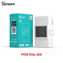 스마트 카드 리더기 휴대용 카드단말기 SONOFF POW-엘리트 파워 미터 16A/20A 스마트 스위치 ESP32 칩 LCD, POWR320D, POWR320D