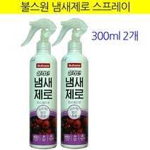 불스원 냄새제로 스프레이 쥬시 베리향, 300ml 6개