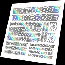 자전거프레임 로드 픽시 카본 부품 몸통몽구스 자전거 호환 프레임 데칼 스티커 그래픽 세트 산악 MT MX, 03 빨간