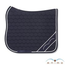 [ANIMO] WATO Dressage 스와로브스키 장식 마장마술 안장패드, 차콜그레이