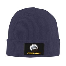 슈슈몽 BRP ATV Can Am 로고 비니 모자 유니섹스 겨울 보닛 옴므 니트 야외 스키 스컬리 남성 및 여성용, [01] Knit Hat, [04] 네이비 블루
