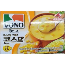 VONO 보노보노 스프 골라담기 18봉입 콘스프 버섯스프 18G, 콘스프18봉