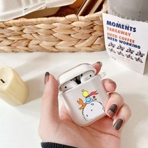 에어팟 프로2 무선 충전 케이스 거치대에어팟 케이스 만화 어린 왕자 TPU 실리콘 블루투스 1/2 프로 3, 14 T553_04 For Airpod 3