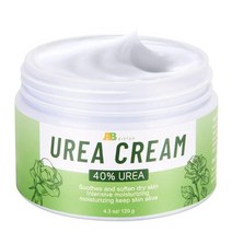 SOURCE LEAF urea 크림 갈라진 뒤꿈치용 40% 풋 케어 로션 갈라진 뒤꿈치 매우 거칠고 건조하며 굳은살 발 발의 거친 피부 연화 14.9ml(4.3온스) 남성, 기본