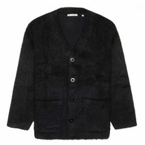 아워레가시 남성 블랙 MOHAIR LOOK 가디건