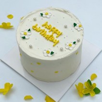 봄꽃케이크 택배로받는 레터링케이크 수제 맞춤 주문제작 케익 생일선물 서울 대구 부산 배송, 크림치즈- 화이트시트, 1호, 1
