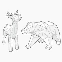 [핫트랙스] 톰텐 [톰텐]페이퍼크래프트 루돌프and사라져가는 북극곰SET, 상세 설명 참조