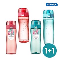 코멕스 원터치 물병 1+1 유치원물통 어린이집 보틀, 코멕스 원터치 보틀 550ml 1+1 민트
