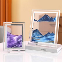 나눔 모래멍 움직이는 샌드아트 모래 액자 (모래멍 액자형), 10인치, 그린