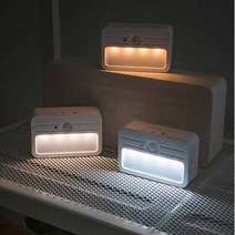 스마트 LED 거실 현관 신발장 화장실 싱크대 붙이는 무드등 무선 센서등 간접조명, 전구색