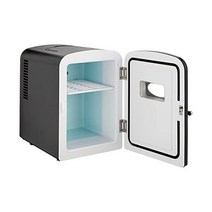 RCA 미니 레트로 6 Can Be베라ge 냉장고-블랙 RMIS129-블랙, 검은색_냉장고