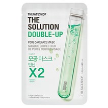 더페이스샵 더솔루션 더블업 모공 마스크 10매세트 (탄닌)