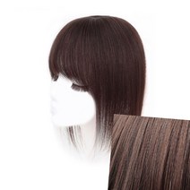 이지리치 앞머리 정수리가발 35CM 초코브라운 중년여성부분가발 탈모부분가발