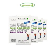 마더스케어 칼슘 초유 1100mg 츄어블 어린이 초유 단백질 뉴질랜드산, 5통, 120정