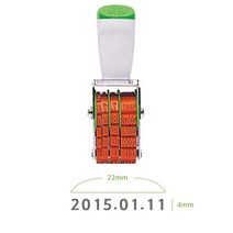 선생님 날짜도장 22*4mm 일부인 스탬프 확인도장 관인, 상세페이지참조
