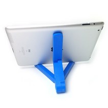 태블릿 거치대 스탠드 침대 아이패드 프로 갤럭시탭, 태블릿거치대 블루