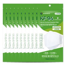 KF94 세이프온 황사방역 보건용 마스크 / KF94마스크 / 4겹 4중필터 / 100% 국산자재 / 화이트 / 대형 50매외, 50개