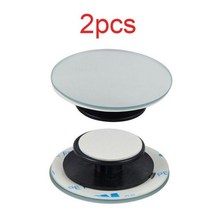 1Pc/2pcs 자동차 360 Degree Framless 맹점 거울 넓은 각도 볼록 거울 작은 라운드 Blindspot 주차 미러, B2